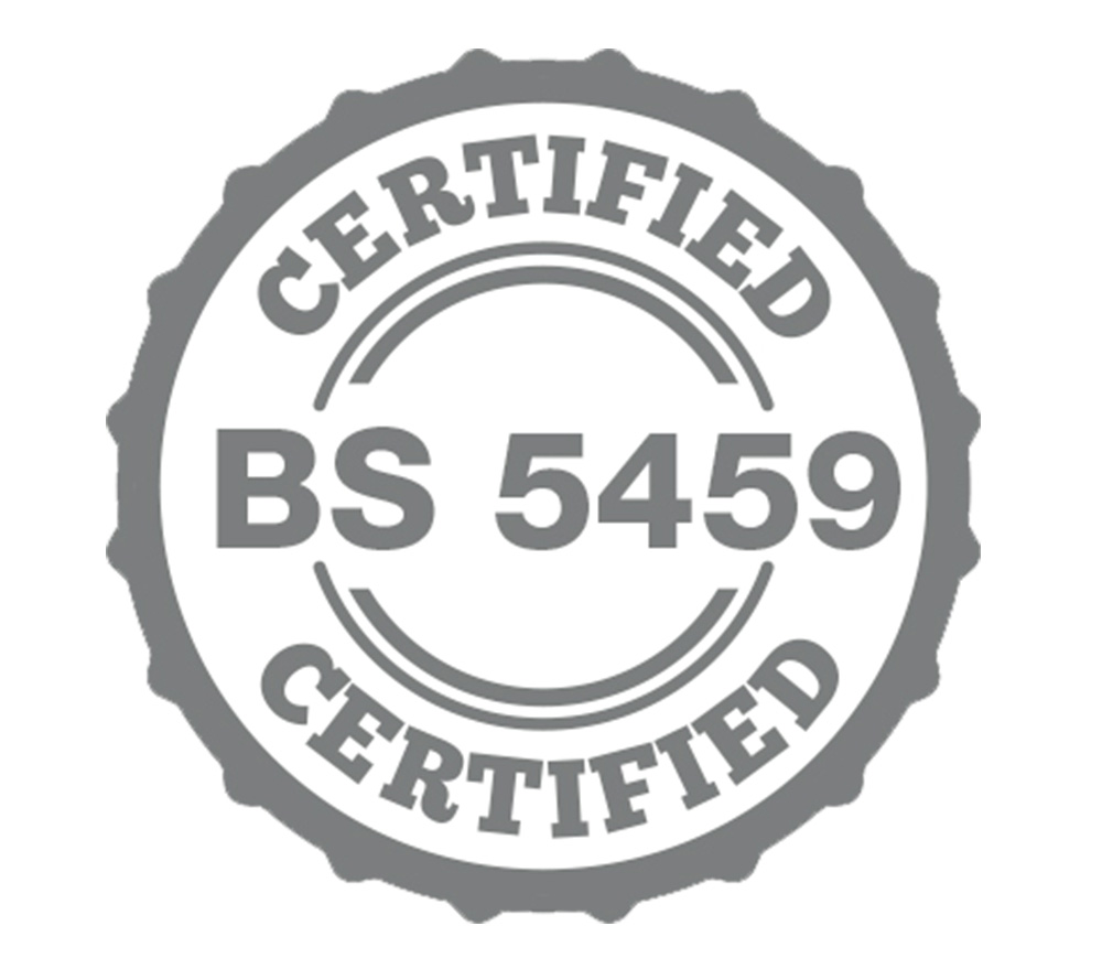 BS5459 Certification for 24 hour use and bodyweight up to 150kg